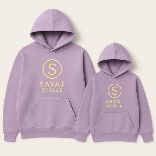 Mommy & Me Matching Black & Gold Hoodies